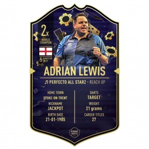 Ultimate Darts Card Adrian Lewis