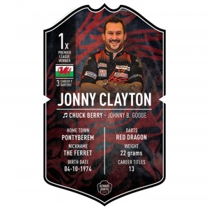 Ultimate Darts Card Jonny Clayton