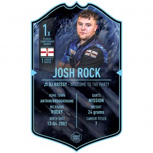 Ultimate Darts Card Josh Rock