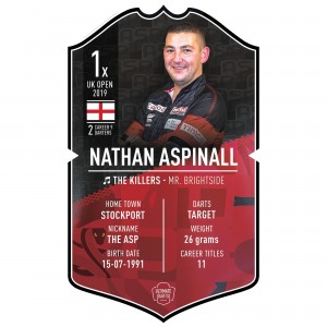 Ultimate Darts Card Nathan Aspinall