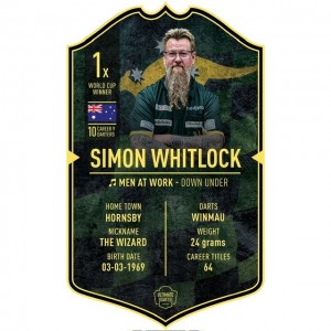 Ultimate Darts Card Simon Whitlock