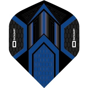 Datadart Hex Flights Blauw