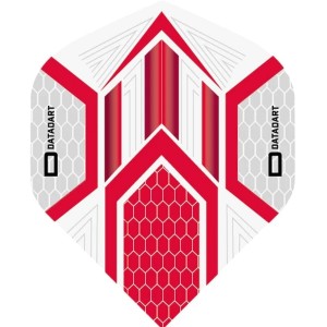 Datadart Hex Flights Grey Red