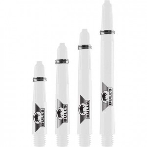 Bull's Nylon Dura Shafts White