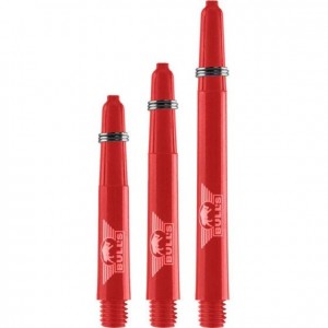 Bull's Nylon Dura Shafts Red