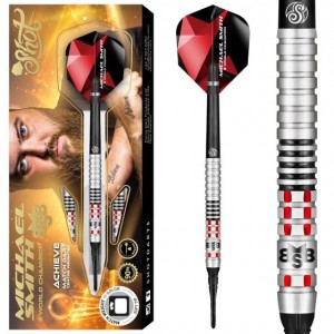 Shot! Michael Smith Achieve 90% Softtip Dartpijlen 18-20 Gram