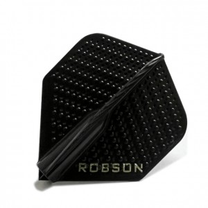 Bull's Robson Plus Dimple Flights Black No.2