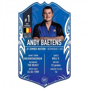 Ultimate Darts Card Andy Baetens