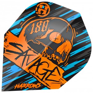 Harrows Savage Flights Blauw Oranje