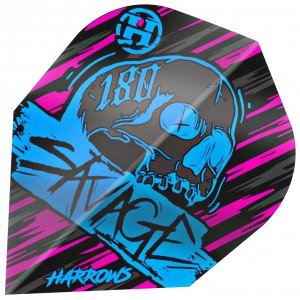 Harrows Savage Flights Roze Blauw