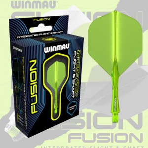 Winmau Fusion Flights Fluo Geel