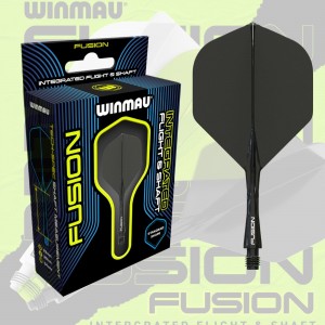 Winmau Fusion Flights Zwart 