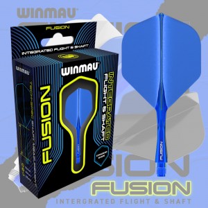 Winmau Fusion Flights Blauw