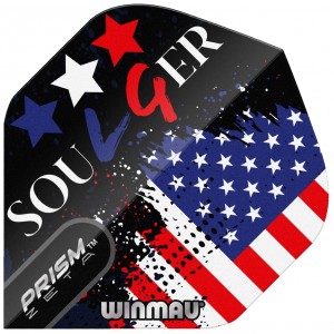 Winmau Prism Zeta Soulger Flag USA Flights