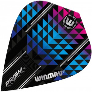 Winmau Prism Alpha Black Blue & Purple Kite Flights