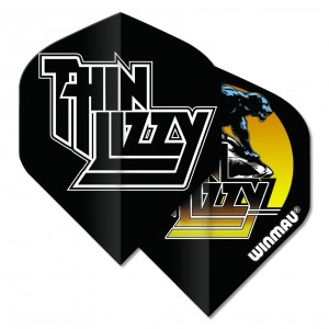 Winmau Rock Legends Thin Lizzy Black Flights
