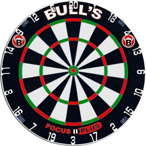 Bull's Focus II Plus Dartbord (Inclusief Ophangsysteem)