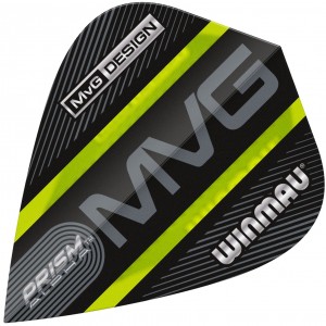 Winmau Prism Alpha Michael van Gerwen Black & Green Kite Flights