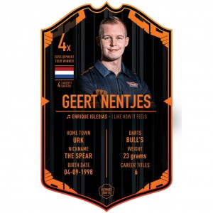 Ultimate Darts Card Geert Nentjens