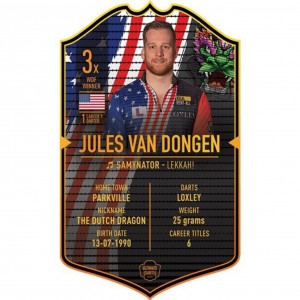 Ultimate Darts Card Jules Van Dongen