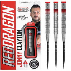 Red Dragon Jonny Clayton 2.0 90% Dartpijlen 22-24-26 Gram