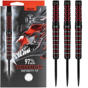 Harrows Wolfram Infinity 97% Dartpijlen 21-22-23-24-25-26 Gram