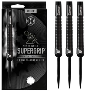 Harrows Supergrip Black Edition 90% Dartpijlen 21-22-23-24-25-26-28-30 Gram