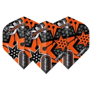 Winmau Prism Delta Danny Noppert Orange Flights 