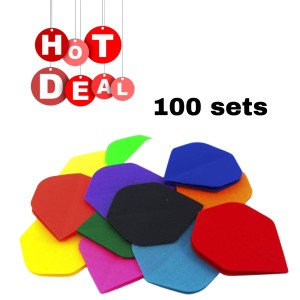 Assorti Poly Flights 100 sets 