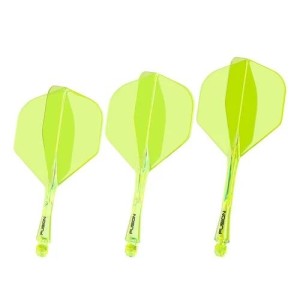 Winmau Fusion Flights Fluo Geel