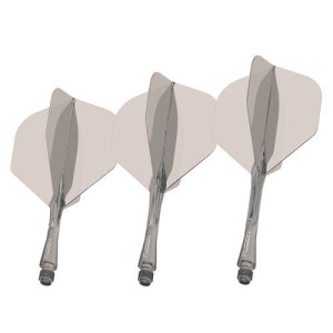 Winmau Fusion Flights Grijs