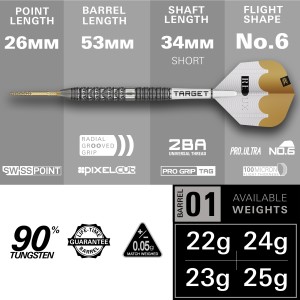 Target Redux 90% 01 Swiss 22-23-24-25 Gram 