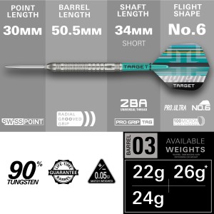 Target Hydro 90% 03 Swiss 22-24-26 Gram