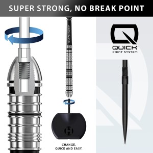 Harrows Supergrip QP 90% Dartpijlen