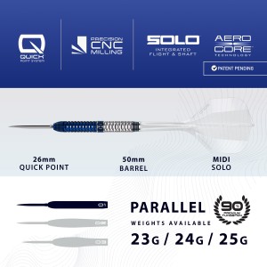 Harrows Geo Parallel 90% Dartpijlen