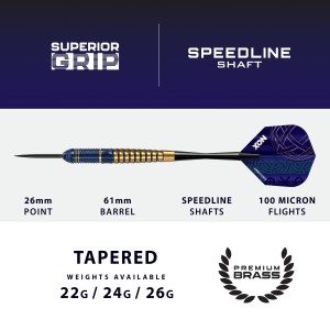 Harrows Nox Brass Dartpijlen