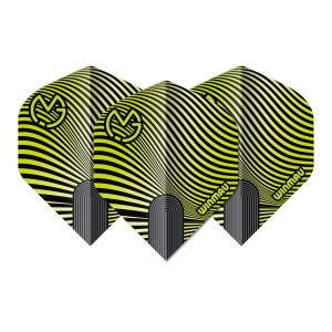 Winmau MvG Prism Delta Flights Green and Black