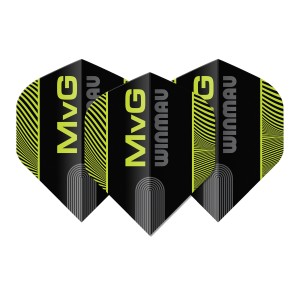 Winmau MVG Black and Green Flights