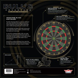 Bull's Advantage Black Dartbord