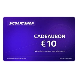 McDartshop Cadeaubon € 10 