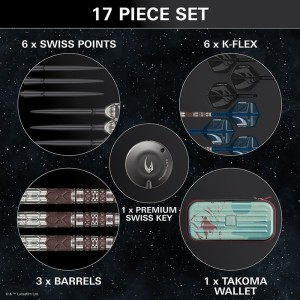Target Star Wars Mandalorian Swiss Point 95% Dartpijlen