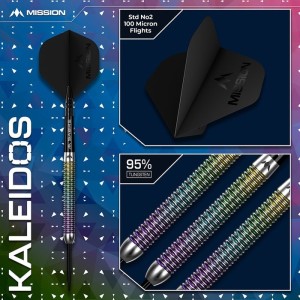Mission Kaleidos 95% Dartpijlen