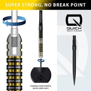 Harrows Dave Chisnall V1 Quick Point 90% Dartpijlen