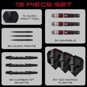 Harrows Ryan Searle V2 Quick Point 90% Dartpijlen