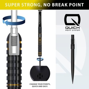 Harrows Dave Chisnall V3 Quick Point 90% Dartpijlen