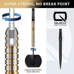 Harrows Dave Chisnall V2 Quick Point 90% Dartpijlen