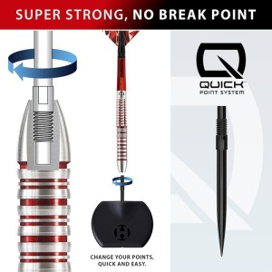 Harrows Damon Heta V2 Quick Point 90% Dartpijlen