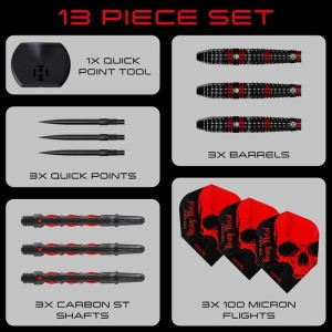 Harrows Ryan Searle V1 Quick Point 90% Dartpijlen