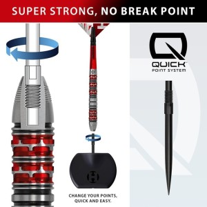 Harrows Damon Heta V3 Quick Point 90% Dartpijlen