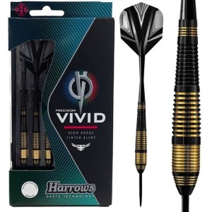 Harrows Vivid Black Brass Dartpijlen